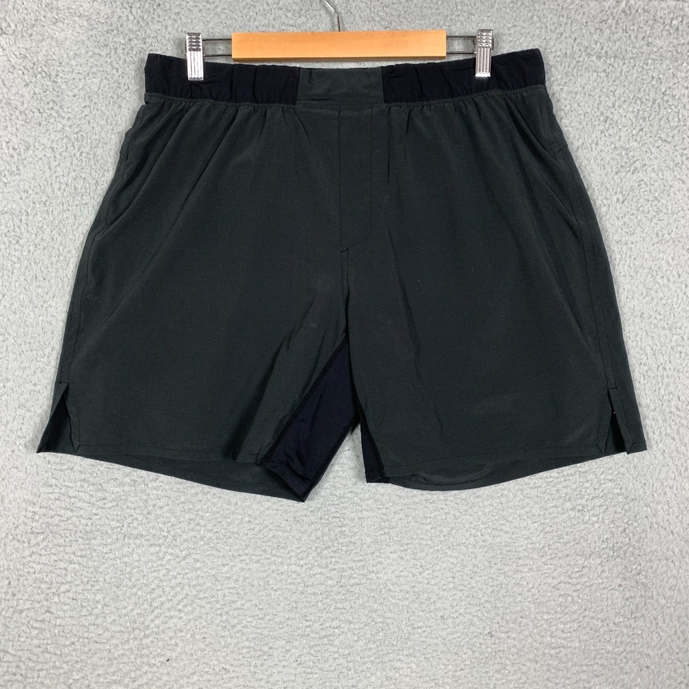 Ten Thousand The‎ Fight Shorts Mens Large L Black Performance Wicking Athleisure